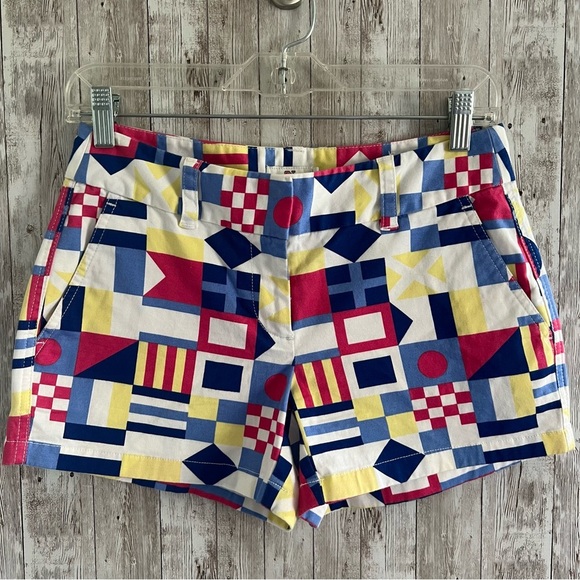 Vineyard Vines Multicolor Nautical Women's Shorts 0 - Picture 1 of 4